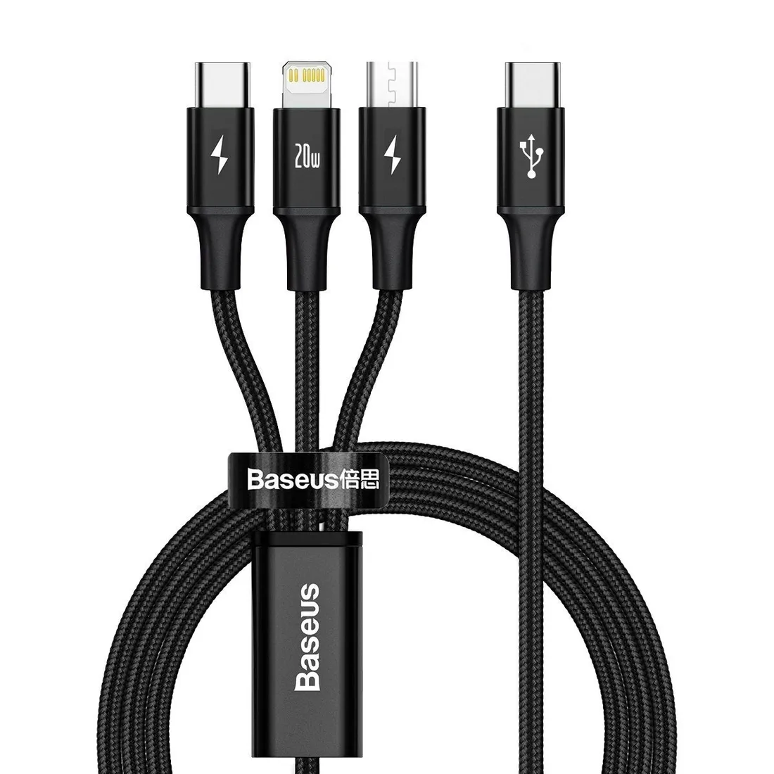 kabel-usb-3w1-baseus-rapid-series-micro-usb-lightning-usb-c-20w-1-5m-stan-nowy