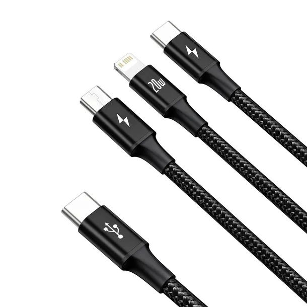 kabel-usb-3w1-baseus-rapid-series-micro-usb-lightning-usb-c-20w-1-5m-stan-nowy-zlacza-usb-typ-c-apple-lightning