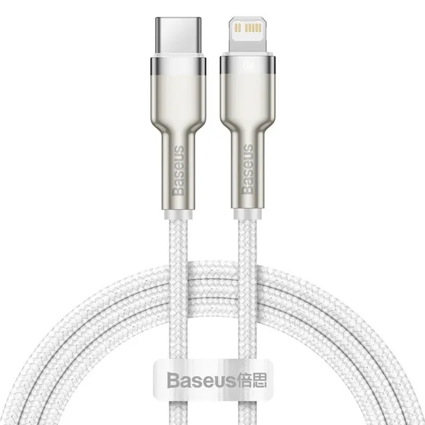 kabel-usb-c-do-lightning-baseus-cafule-pd-20w-1m-bialy-stan-nowy-konstrukcja-oplot