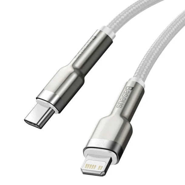 kabel-usb-c-do-lightning-baseus-cafule-pd-20w-1m-bialy-stan-nowy-marka-baseus