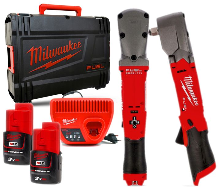 Milwaukee M12 FRAIWF12-302X 2x 3.0Ah Grzechotka Klucz udarowy FUEL Zestaw