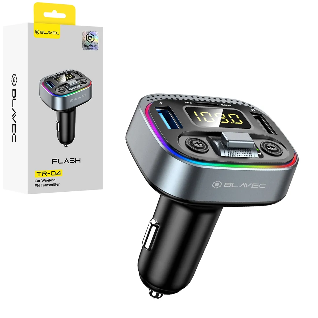 transmiter-fm-flash-tr-04-mp3-bluetooth-2xusb-typ-c-qc3-0-18w-pd-30w