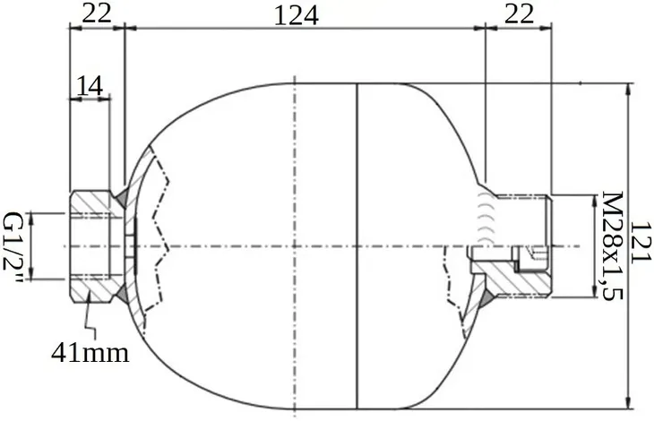 hydroakumulator-hydrauliczny-amortyzator-075l-marka-maszyny-inna