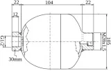 hydroakumulator-hydrauliczny-amortyzator-05l-numer-katalogowy-czesci-hda-210-050-go8-m28
