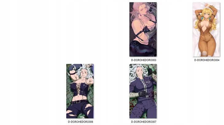 dakimakura-dorohedoro-do-wyboru-duza-stan-nowy