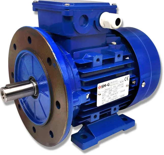 SILNIK Z KOŁNIERZEM 1,1kW 1415obr 3-FAZOWY
