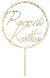 topper-na-tort-roczek-imie-rok-kolo-drewno
