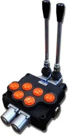 rozdzielacz-hydrauliczny-2-sekcyjny-120l-dzwignia
