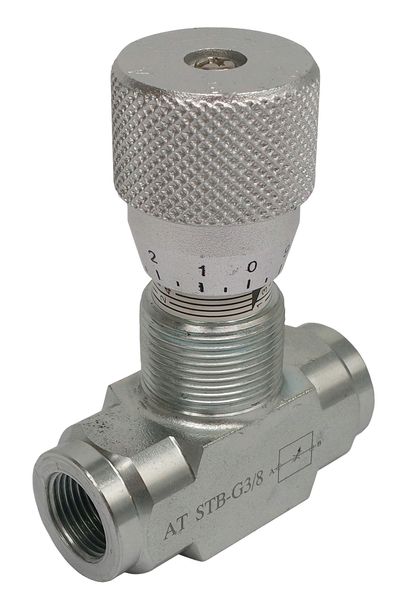 ZAWÓR HYDRAULICZNY DŁAWIĄCY 2 STR VRFB 90 3/8 30L