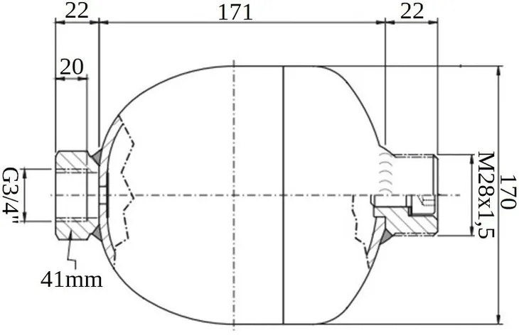 hydroakumulator-akumulator-hydr-ad-2l-210bar-3-4-numer-katalogowy-czesci-2439-zest2578