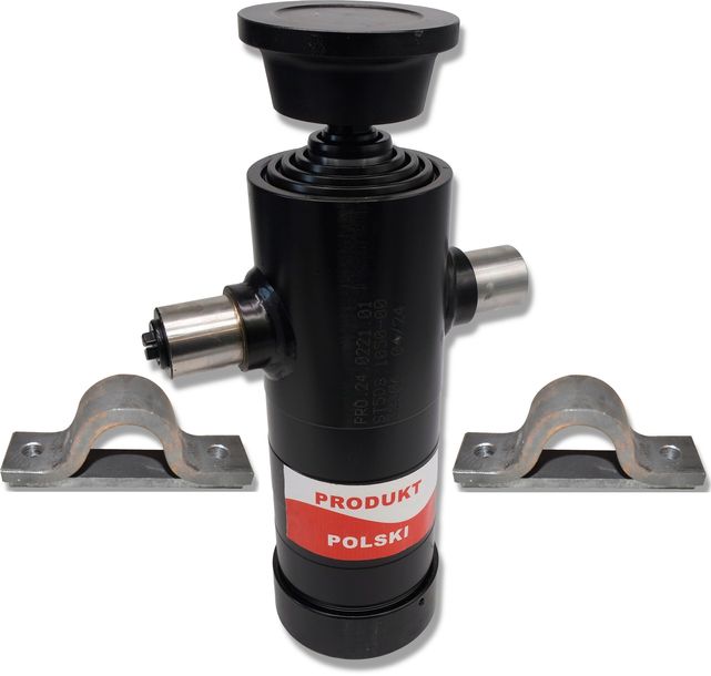 SIŁOWNIK HYDRAULICZNY PRZYCZEPY ST-5 1050 6T + MOCOWANIA