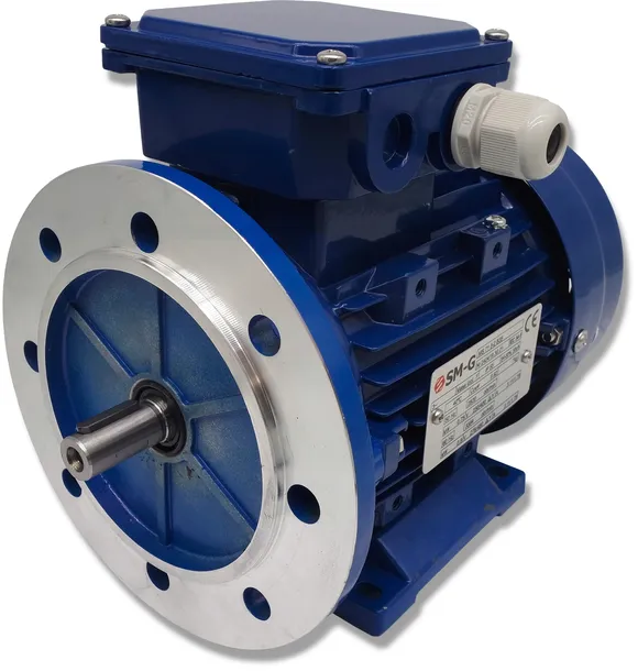 SILNIK Z KOŁNIERZEM 0,75kW 2820obr 3-FAZOWY