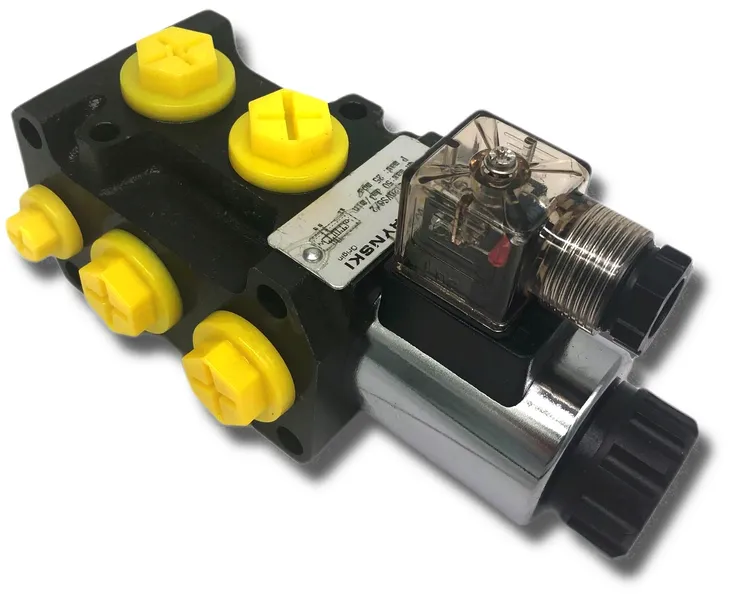 ELEKTROZAWÓR 6/2 DZIELNIK 50L 12V 3 SEKCJA TURA 1/2 NC WARYŃSKI.