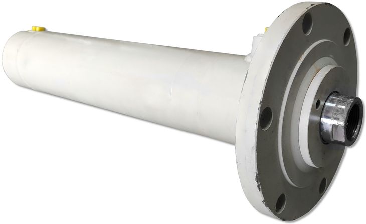 SIŁOWNIK CYLINDER PRASA HYDRAULICZNA ŁUPARKA. SKOK 320MM 80x45