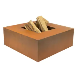 Zdjęcie produktu Palenisko ogrodowe Stal Corten Kwadrat 100 cm + GRATIS
