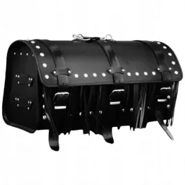 kufer-motocyklowy-prospeed-skorzany-czarny-37-litrow-2-kaski-z-fredzlami