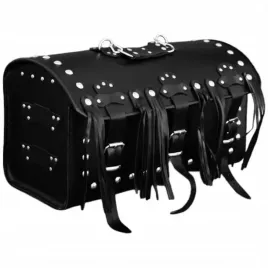 kufer-motocyklowy-prospeed-skorzany-czarny-18-litrow-1-kask-z-fredzlami