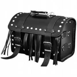 kufer-motocyklowy-prospeed-skorzany-czarny-18-litrow-1-kask-z-fredzlami