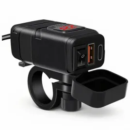 ladowarka-motocyklowa-zasilacz-gniazdo-usb-usb-c-qc3-0-woltomierz
