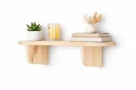 polka-scienna-drewniana-ozdobna-na-ksiazki-zabawki-do-salonu-kuchni-45x18