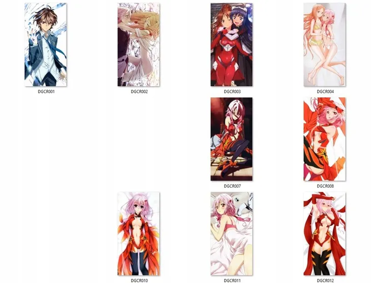 dakimakura-guilty-crown-do-wyboru-stan-nowy