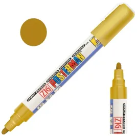 marker-akrylowy-szkla-drewna-tkanin-kamieni-zig-kuretake-posterman-zloty