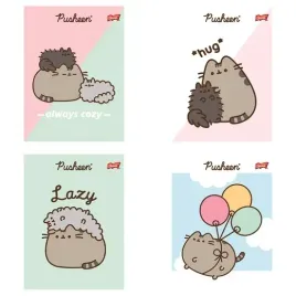 pusheen-zeszyt-szkolny-a5-32-kartki-linia-dwukolorowa-kotorozec-1-sztuka