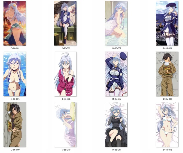 dakimakura-dwustronna-86-eighty-six-do-wyboru-stan-nowy