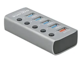 delock-hub-usb-5-gbps-z-4-portami-1-portem-ladowania-z-przelacznikiem