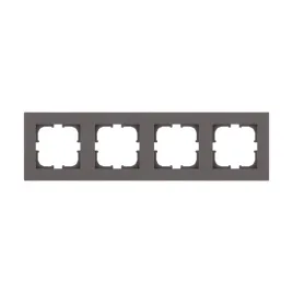 exen-karell-ramka-poczworna-4-krotna-mocha-k104-15e