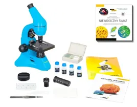 prezent-mikroskop-dla-dzieci-optyczny-levenhuk-rainbow-50l-plus-azure
