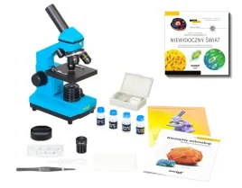 prezent-mikroskop-dla-dzieci-szkolny-levenhuk-rainbow-2l-plus-azure
