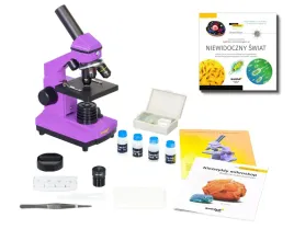 prezent-mikroskop-dla-dzieci-szkolny-levenhuk-rainbow-2l-plus-amethyst