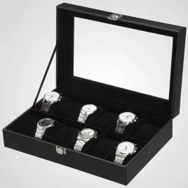 pudelko-na-zegarki-10-szt-skora-czarne-etui-organizer-premium-szklo