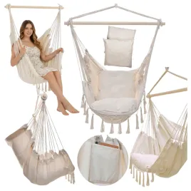 hustawka-ogrodowa-fotel-wiszacy-brazylijski-z-poduszkami-130-kg-bezowy