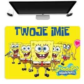 podkladka-35x50-na-biurko-spong-bob-imie-wzory