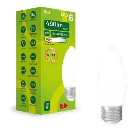 inq-e27-6w-490lm-c37-swieczka-3000k-ciepla-biala