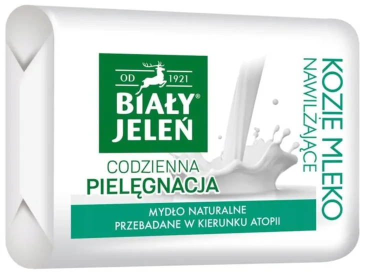 Biały Jeleń Kozie Mleko Mydło naturalne Codzienna Pielęgnacja 100g