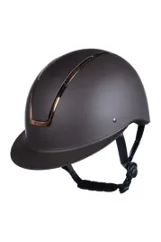 kask-jezdziecki-hkm-lady-shield-brazowy-zloty-s