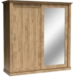 kraft-zloty-szafa-przesuwna-211cm-z-lustrem-z-polkami-i-szufladami-canita