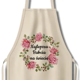 fartuch-bawelniany-bezowy-najlepsza-babcia-kwiaty-roze-prezent-wiele-wzorow