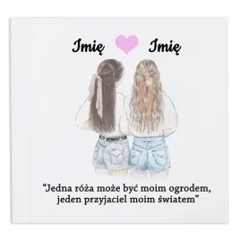 album-dla-przyjaciolek-jedna-roza-moze-byc-ogrodem-cytat-top-czarne-kartki