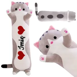 maskotka-szary-kotek-poduszka-personalizowana-70cm