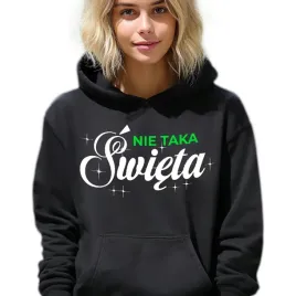 bluza-damska-czarna-z-kapturem-xxl-matching-dla-par-nie-taka-swieta-wzory