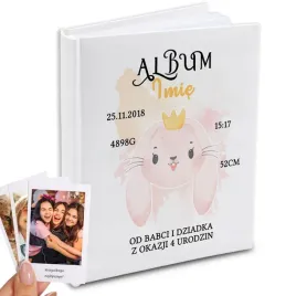 album-dla-dziecka-od-babci-i-dziadka-bialy-z-kieszeniami-prezent-urodziny