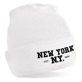 zimowa-wygodna-czapka-biala-new-york-ny-mix-wz