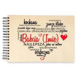 album-drewniany-prezent-kochana-babcia-22x31cm-wzo
