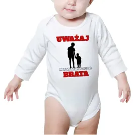 body-dzieciece-biale-uwazaj-mam-brata-wzory-62