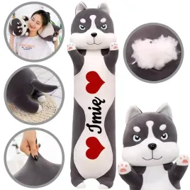maskotka-piesek-husky-poduszka-personalizowany