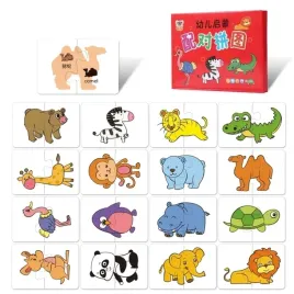 gra-logiczna-puzzle-ukladanka-montessori-zwierzeta-32el-dla-dzieci-prezent
